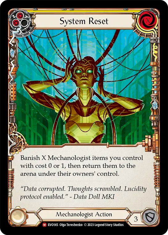 System Reset Rainbow Foil