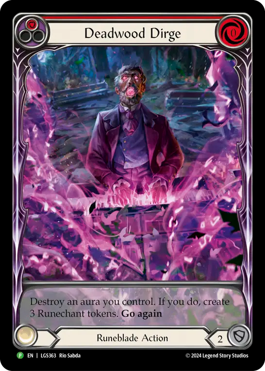 Deadwood Dirge (Red) (Extended Art)